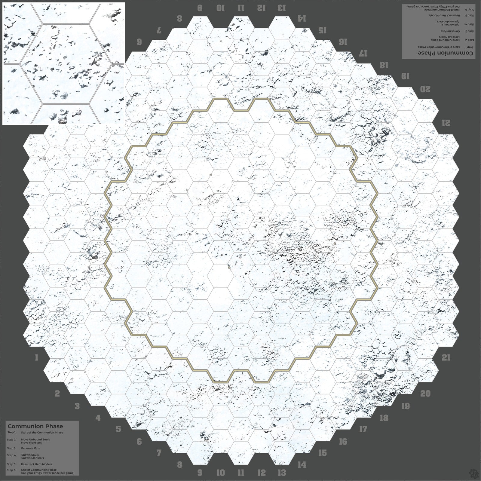 Mats by Mars: Winter's Wrath v1.0 Tabletop Wargaming Play Mat