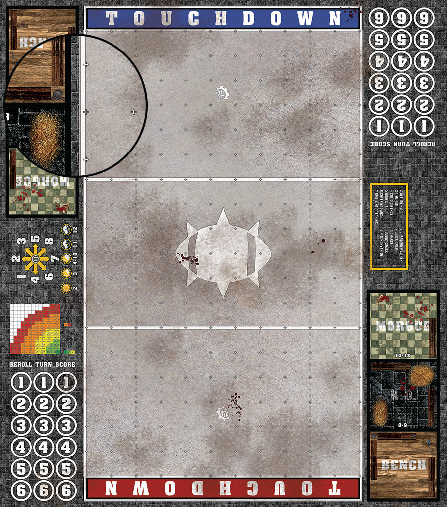 Custom Fantasy Football 7s Play Mat / Pitch from Mats by Mars