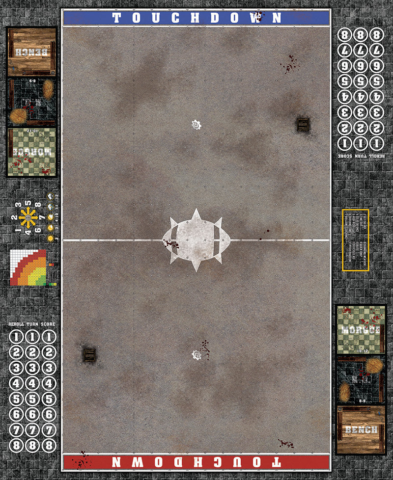 Mats by Mars: Koncrete Blok Fantasy Football Play Mat / Pitch