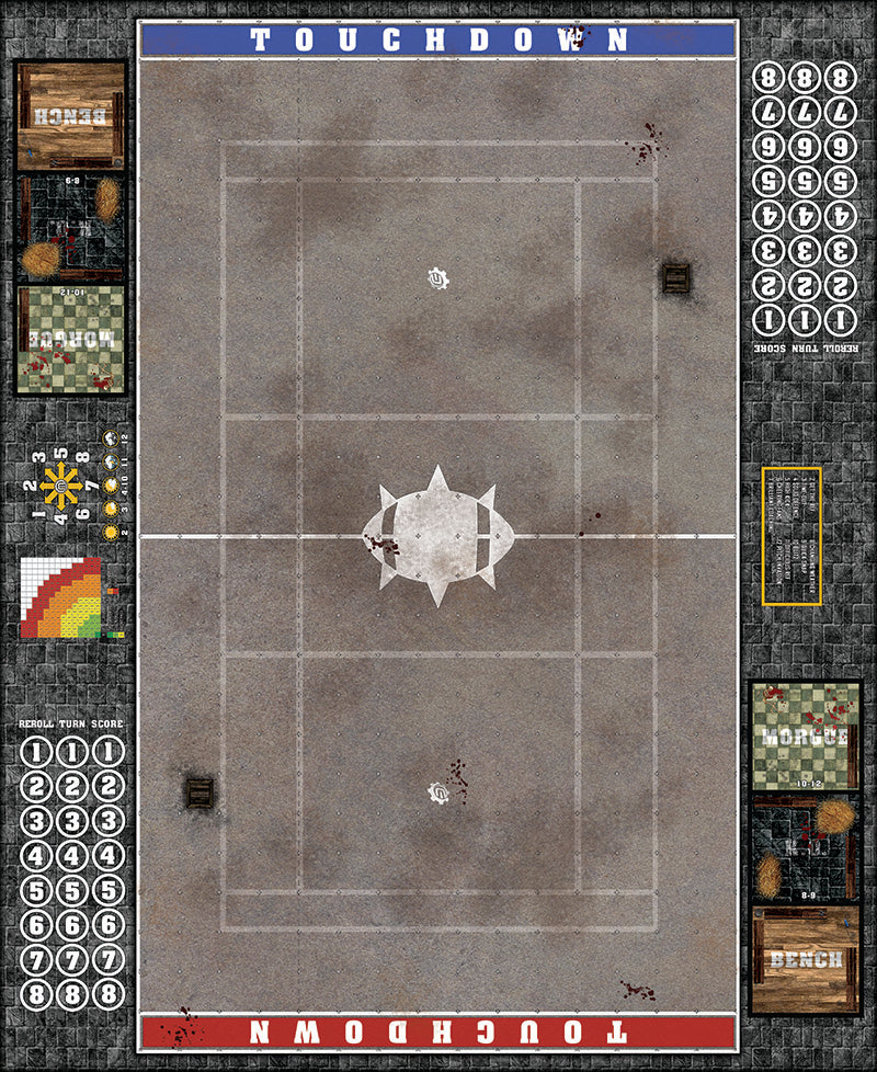 Mats by Mars: Koncrete Blok Fantasy Football Play Mat / Pitch