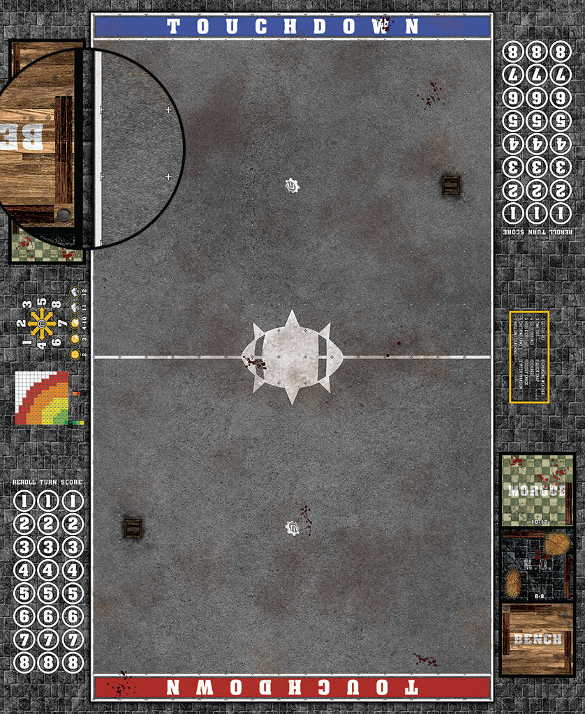 Custom Fantasy Football Play Mat / Pitch 11s