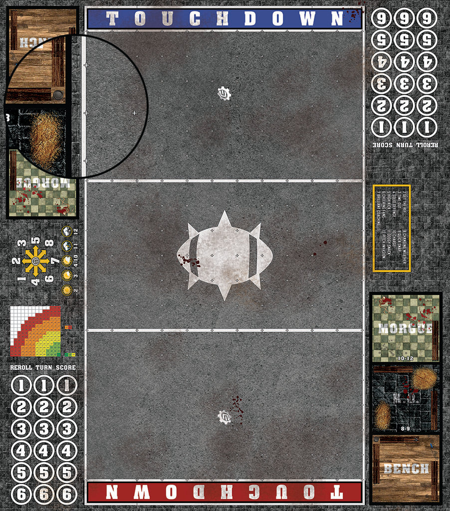 Custom Fantasy Football 7s Play Mat / Pitch from Mats by Mars