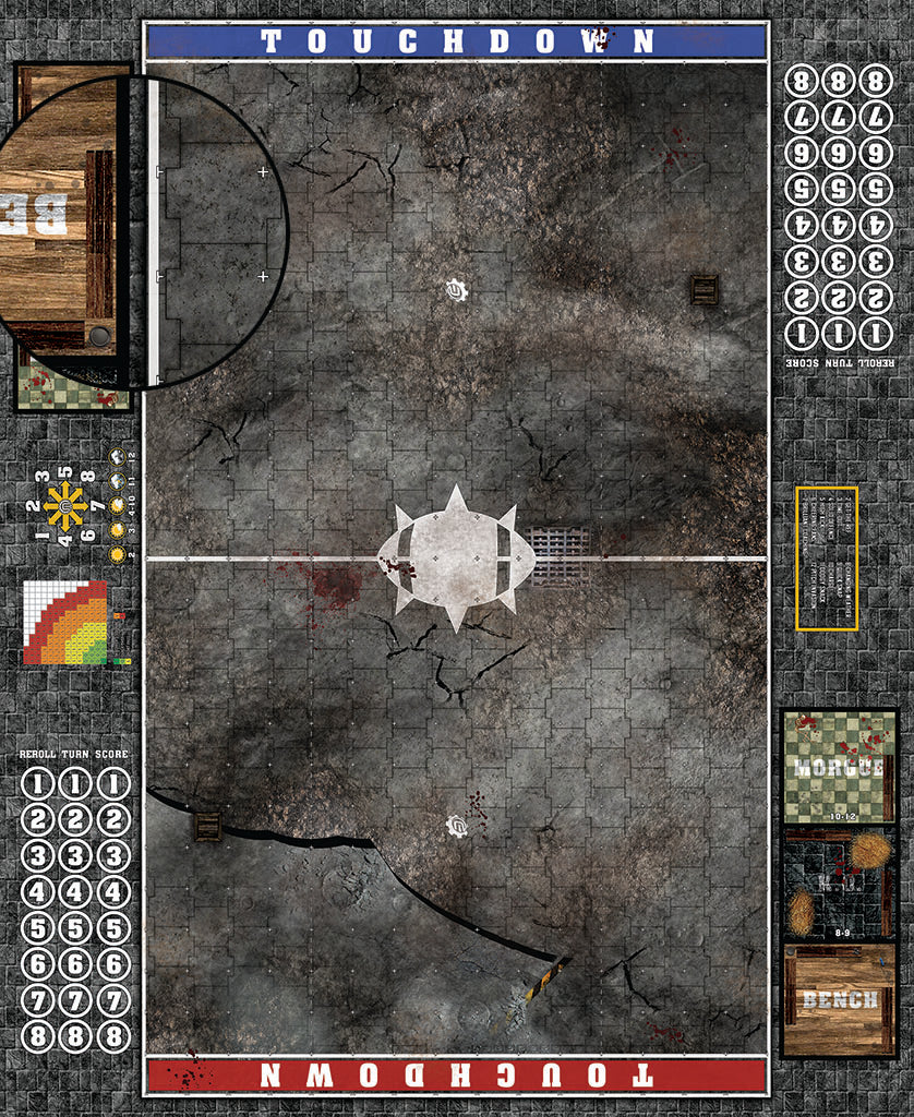 Custom Fantasy Football Play Mat / Pitch 11s