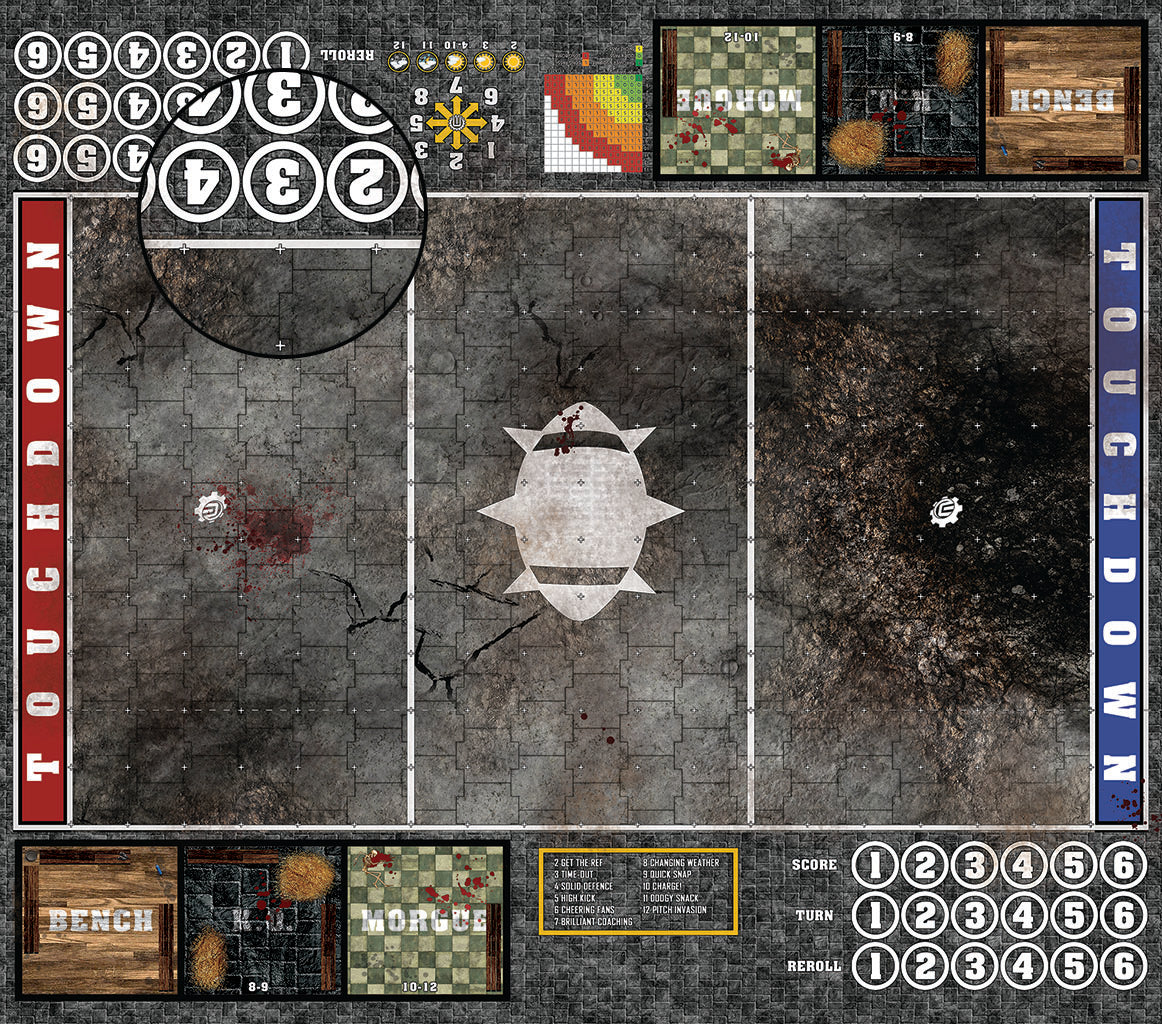 Custom Fantasy Football 7s Play Mat / Pitch from Mats by Mars