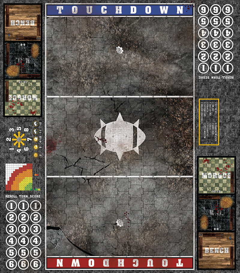 Mats by Mars: Urban Strike Fantasy Football Play Mat / Pitch