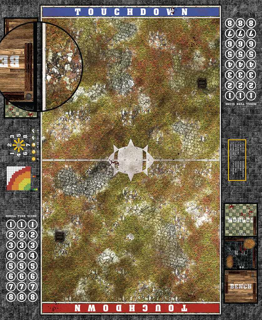 Custom Fantasy Football Play Mat / Pitch 11s