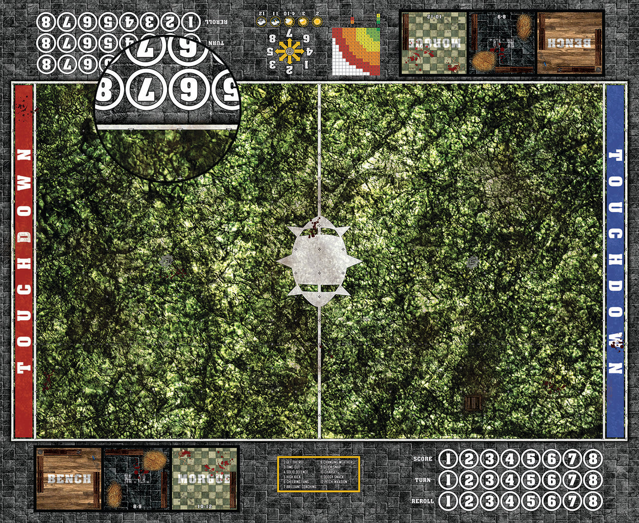 Custom Fantasy Football Play Mat / Pitch 11s