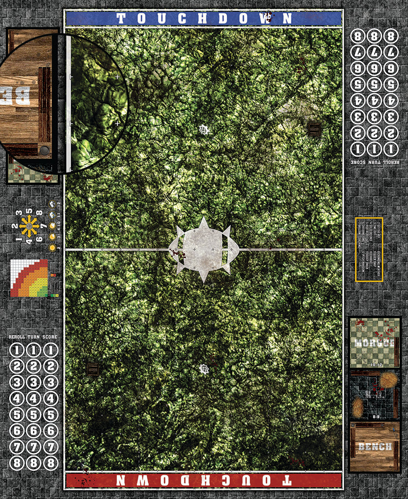 Mats by Mars: Creeping Mold Fantasy Football Play Mat / Pitch