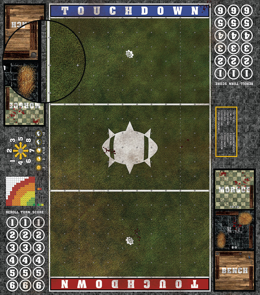 Custom Fantasy Football 7s Play Mat / Pitch from Mats by Mars