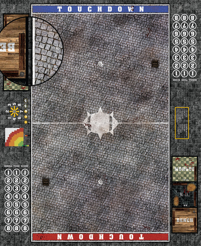 Custom Fantasy Football Play Mat / Pitch 11s