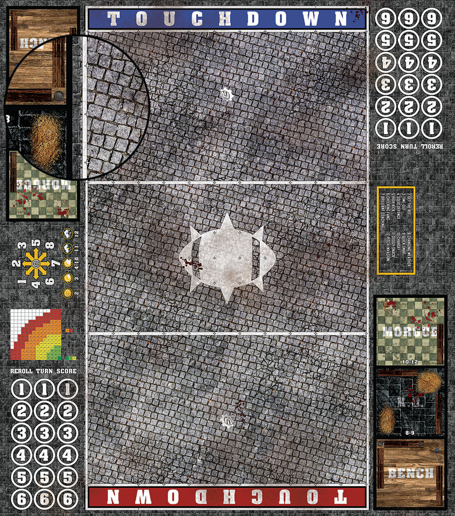 Custom Fantasy Football 7s Play Mat / Pitch from Mats by Mars