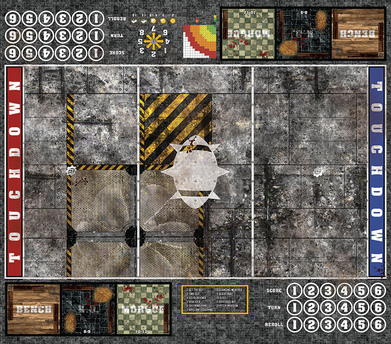 Custom Fantasy Football 7s Play Mat / Pitch from Mats by Mars