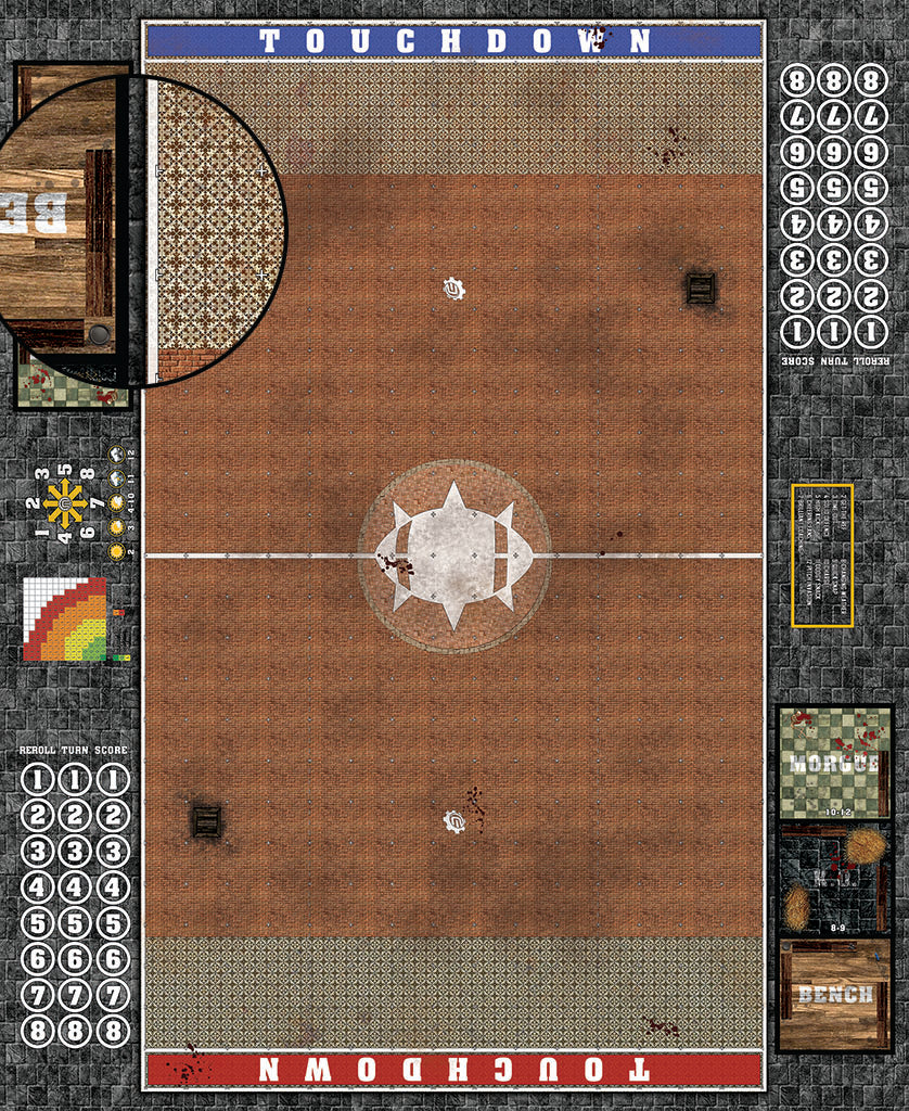 Custom Fantasy Football Play Mat / Pitch 11s