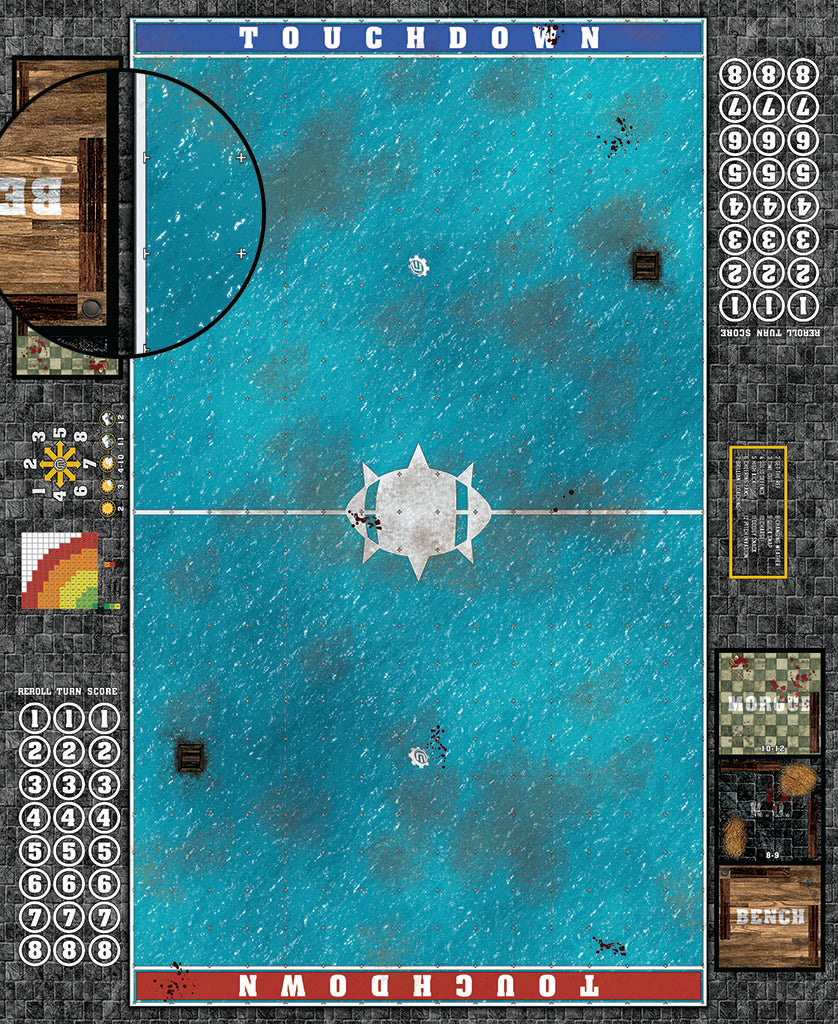 Custom Fantasy Football Play Mat / Pitch 11s