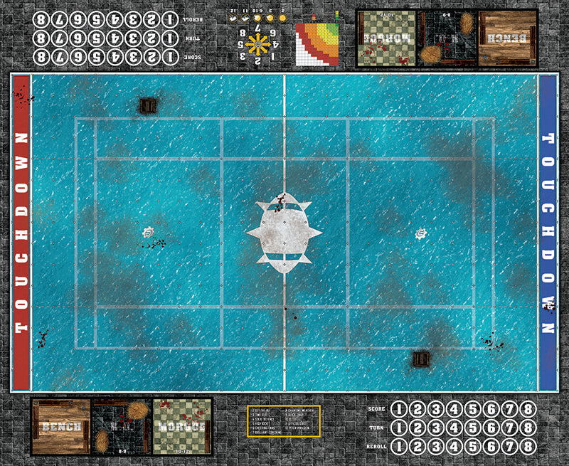 Mats by Mars: Swimming Pool Fantasy Football Play Mat / Pitch