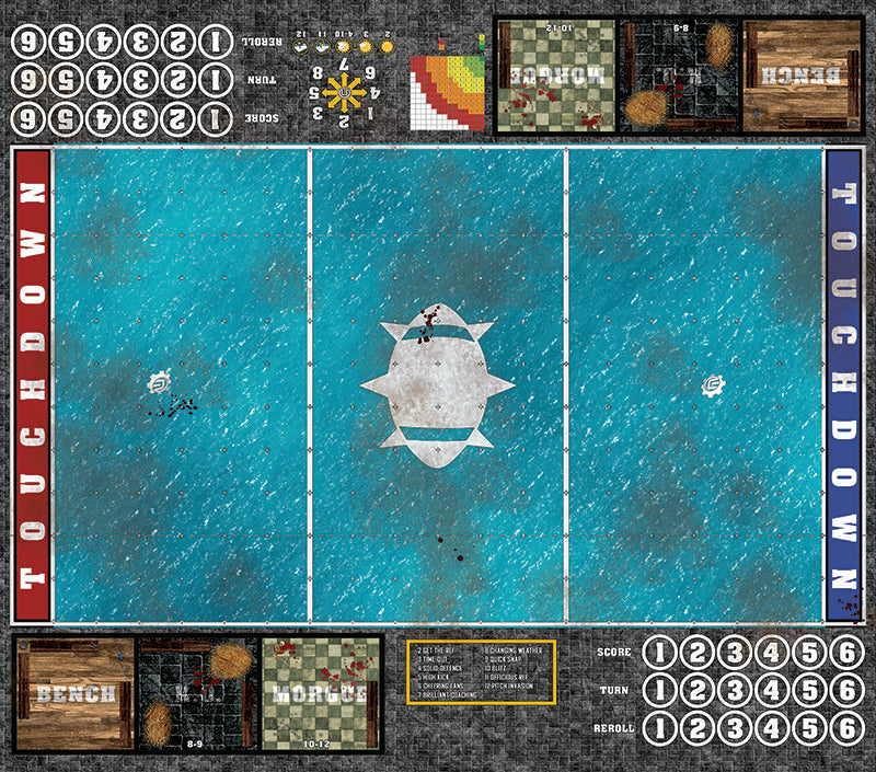 Mats by Mars: Swimming Pool Fantasy Football Play Mat / Pitch