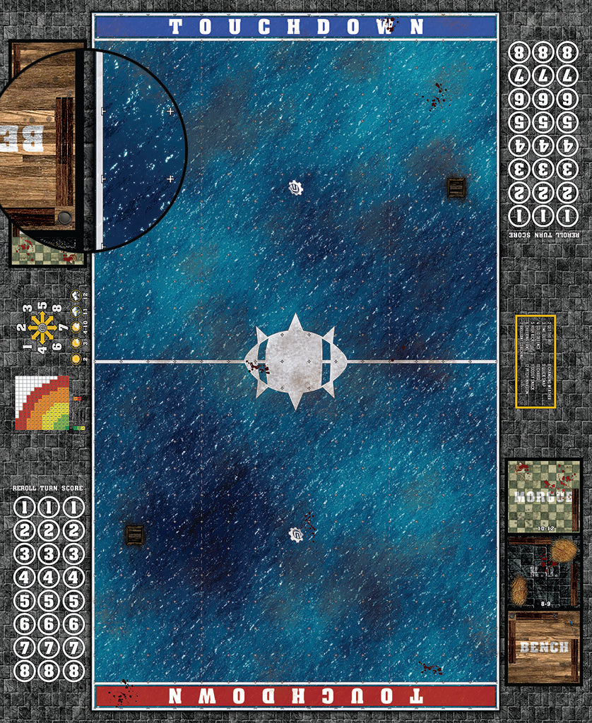 Custom Fantasy Football Play Mat / Pitch 11s