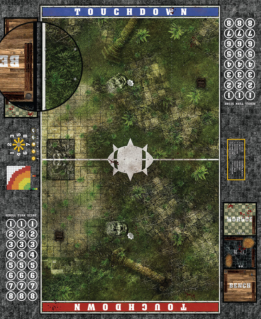 Custom Fantasy Football Play Mat / Pitch 11s