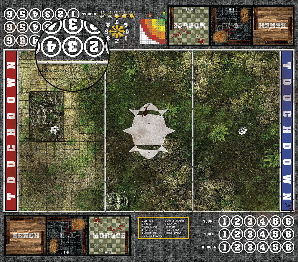 Custom Fantasy Football 7s Play Mat / Pitch from Mats by Mars