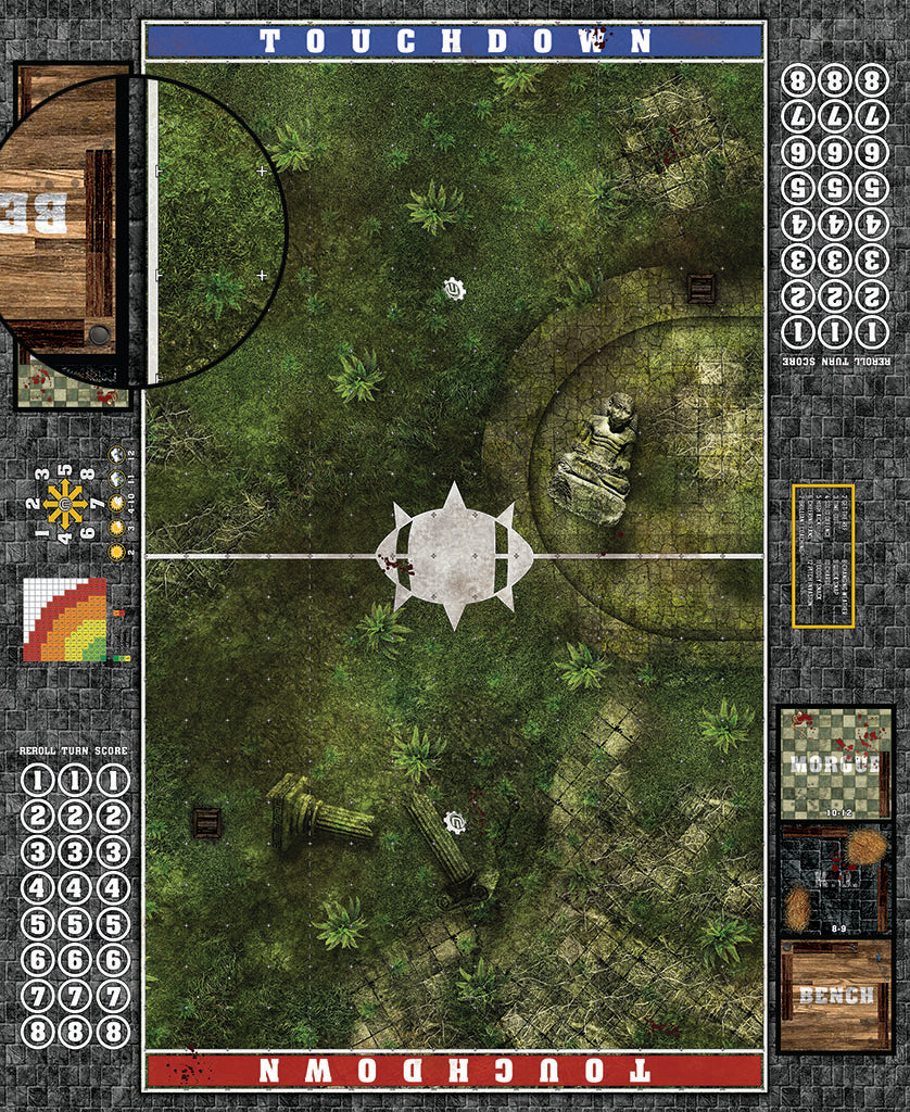 Custom Fantasy Football Play Mat / Pitch 11s