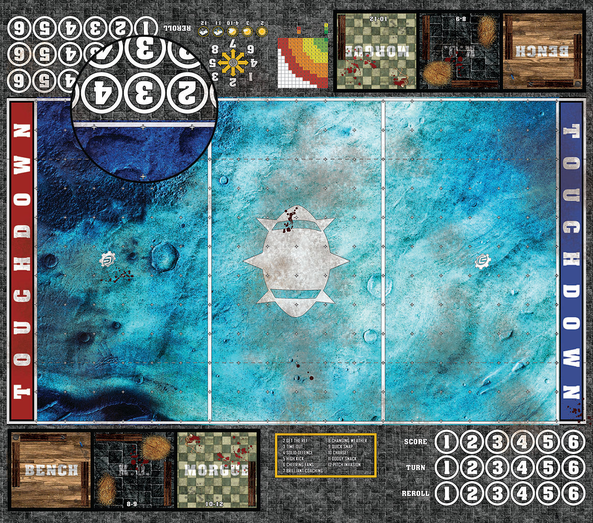 Custom Fantasy Football 7s Play Mat / Pitch from Mats by Mars