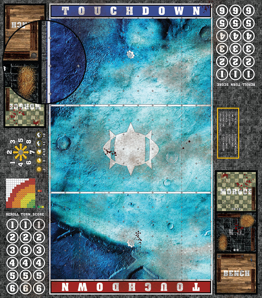 Custom Fantasy Football 7s Play Mat / Pitch from Mats by Mars