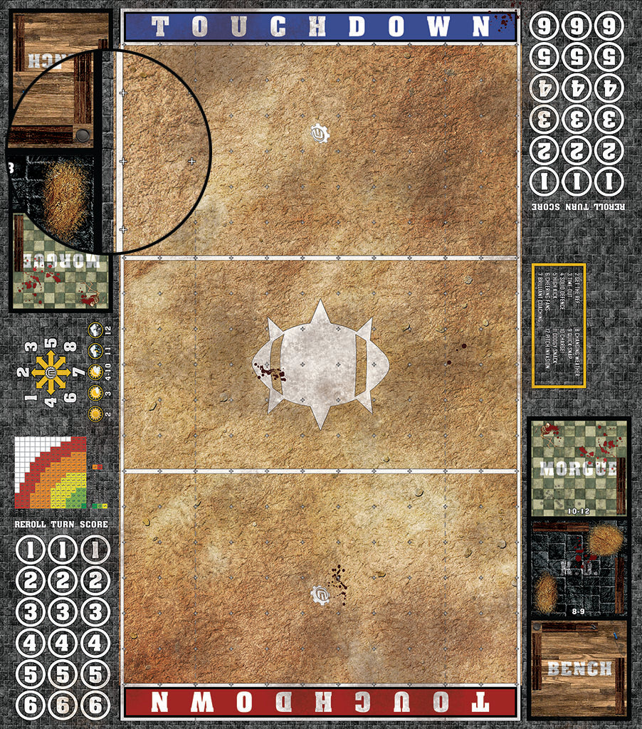 Mats by Mars: Swallowing Sand Fantasy Football Play Mat / Pitch