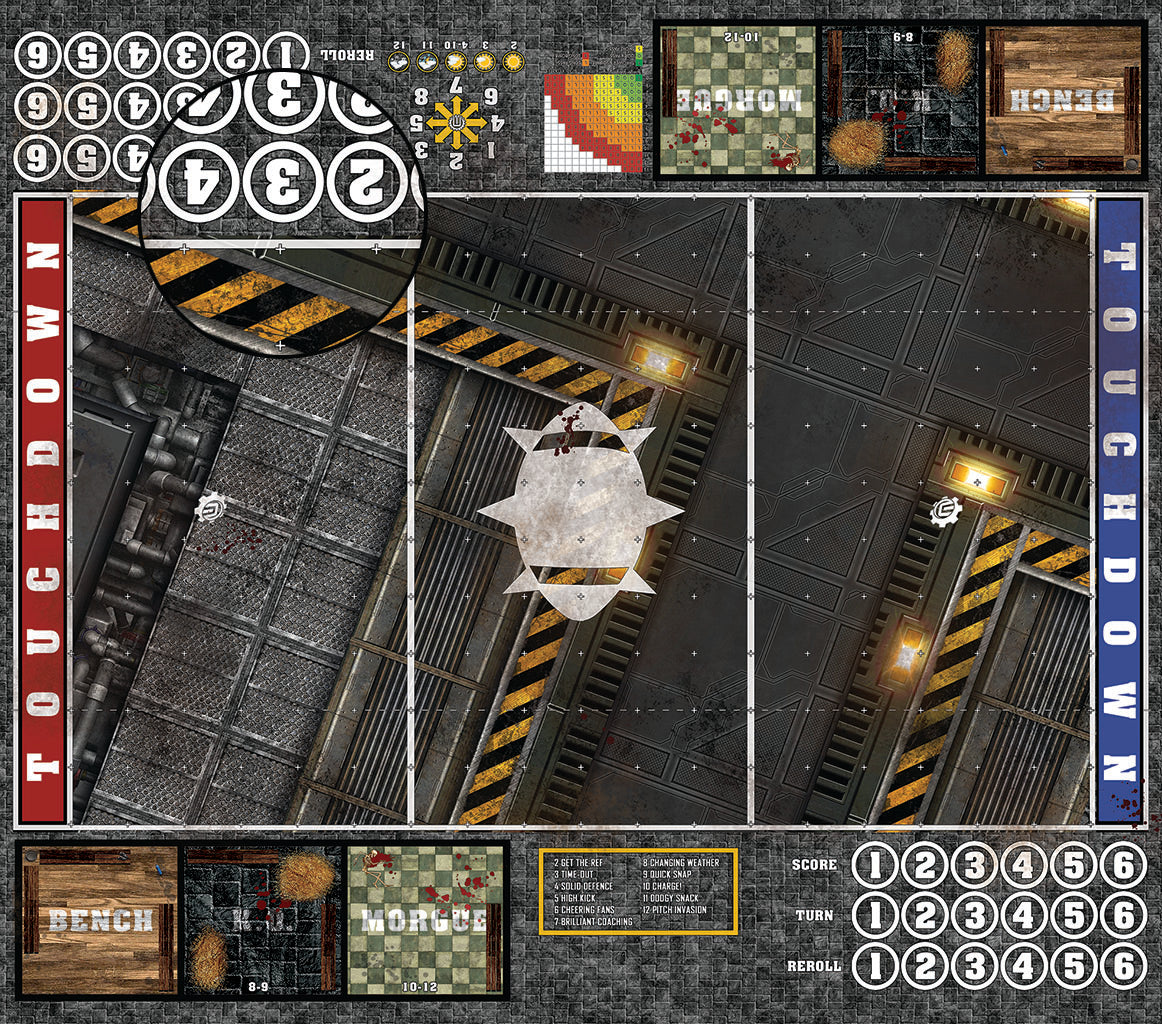 Custom Fantasy Football 7s Play Mat / Pitch from Mats by Mars