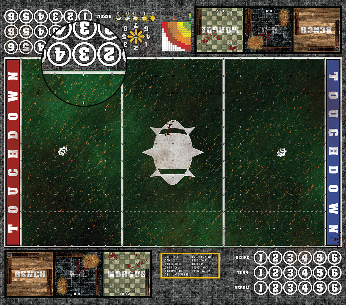 Mats by Mars: Carnivale Canals Fantasy Football Play Mat / Pitch