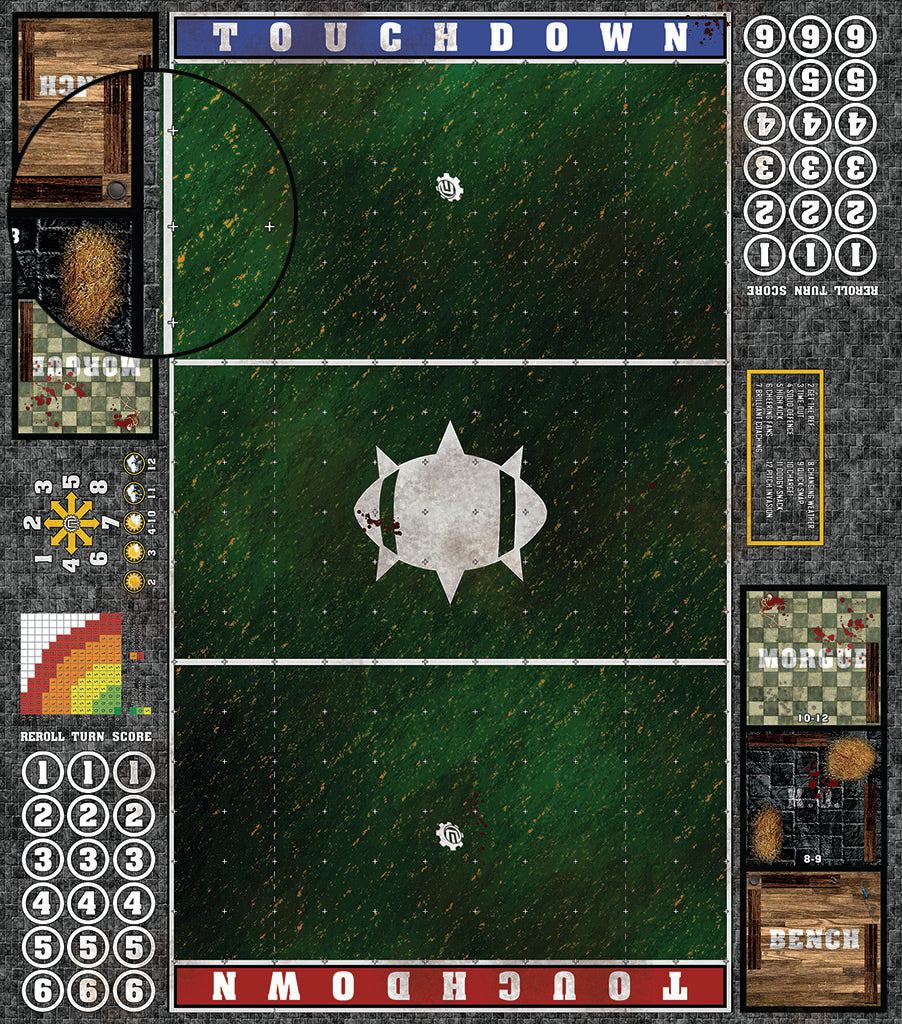 Mats by Mars: Carnivale Canals Fantasy Football Play Mat / Pitch