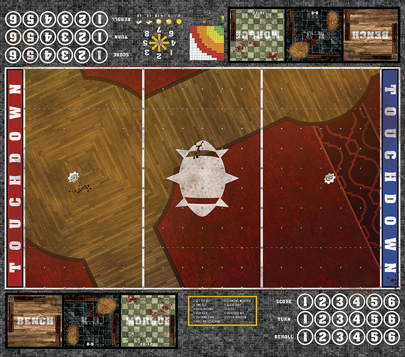 Custom Fantasy Football 7s Play Mat / Pitch from Mats by Mars