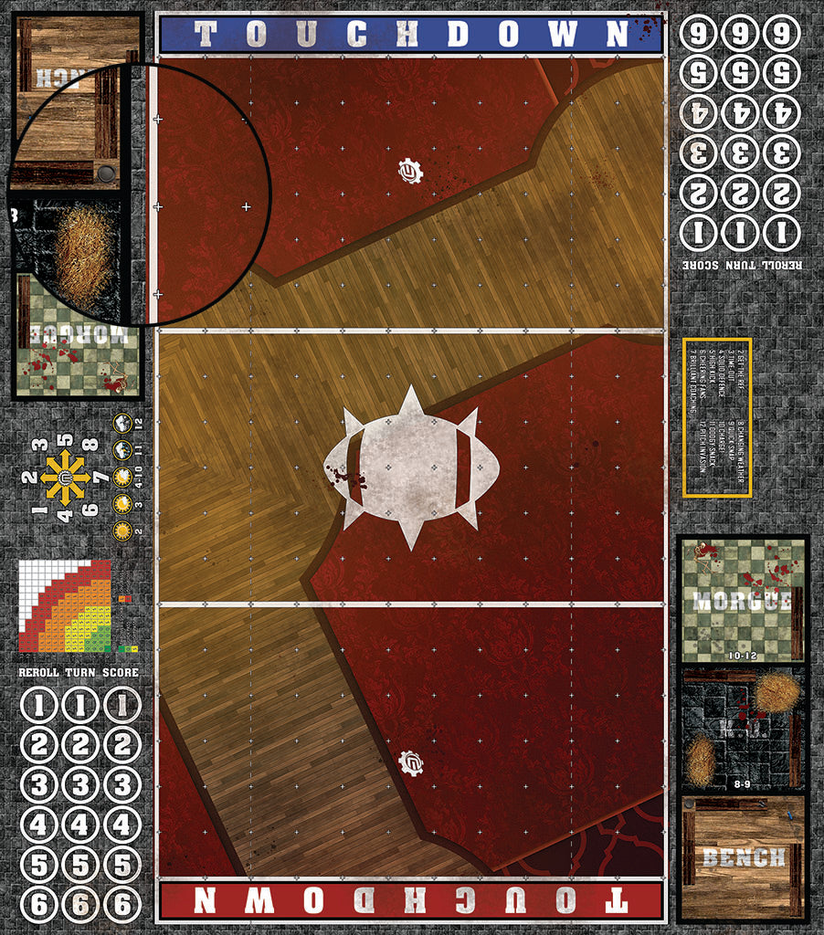 Custom Fantasy Football 7s Play Mat / Pitch from Mats by Mars