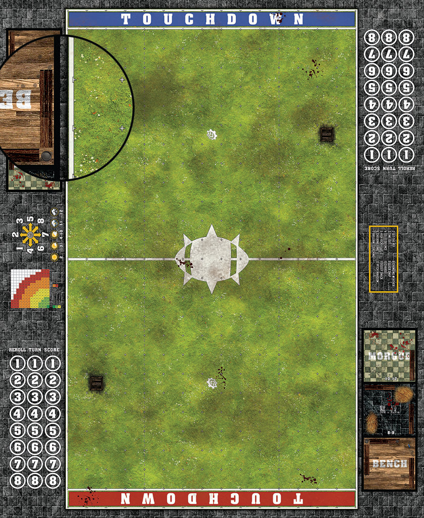 Custom Fantasy Football Play Mat / Pitch 11s