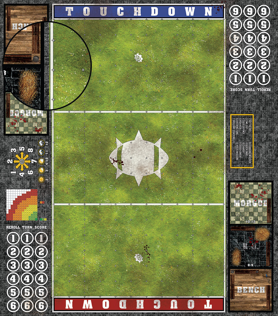 Custom Fantasy Football 7s Play Mat / Pitch from Mats by Mars