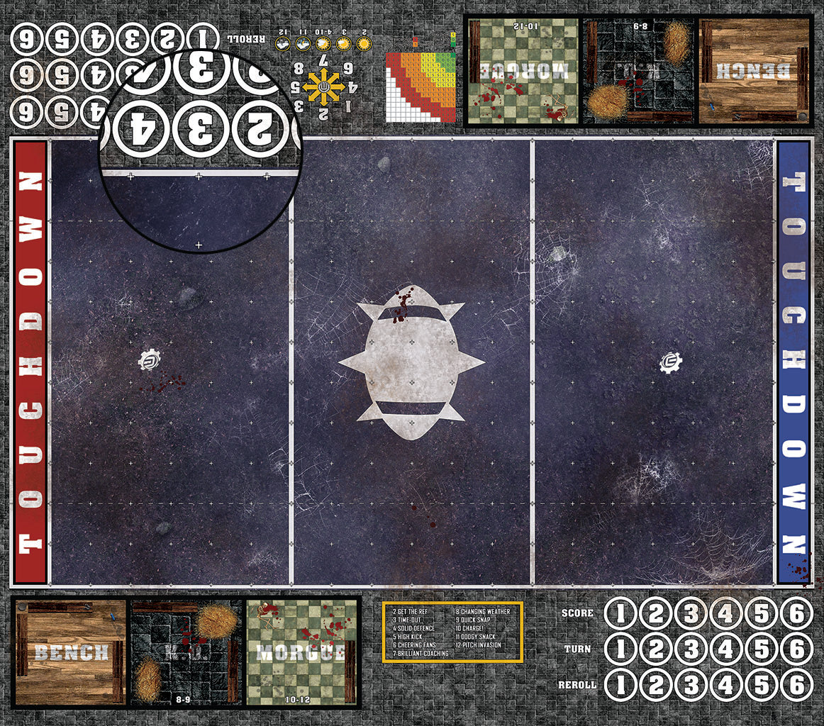 Custom Fantasy Football 7s Play Mat / Pitch from Mats by Mars