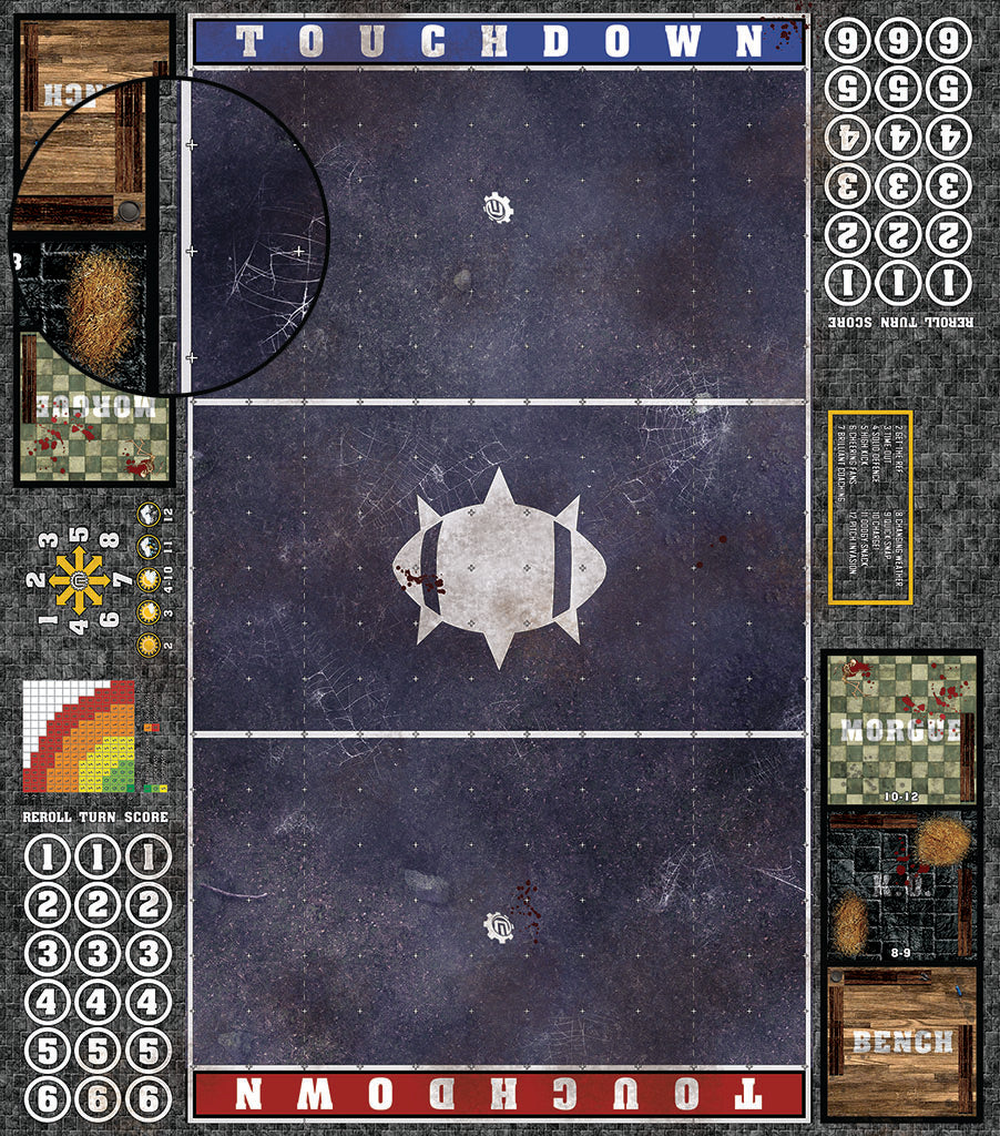 Custom Fantasy Football 7s Play Mat / Pitch from Mats by Mars