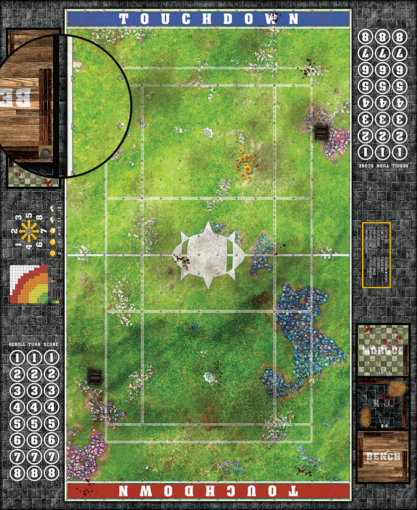 Mats by Mars: Faewild Shore Fantasy Football Play Mat / Pitch