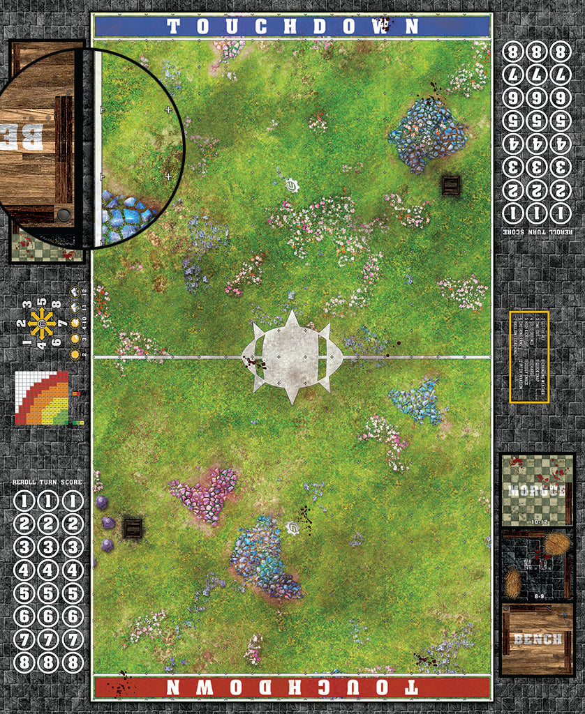 Mats by Mars: Faewild Fields Fantasy Football Play Mat / Pitch