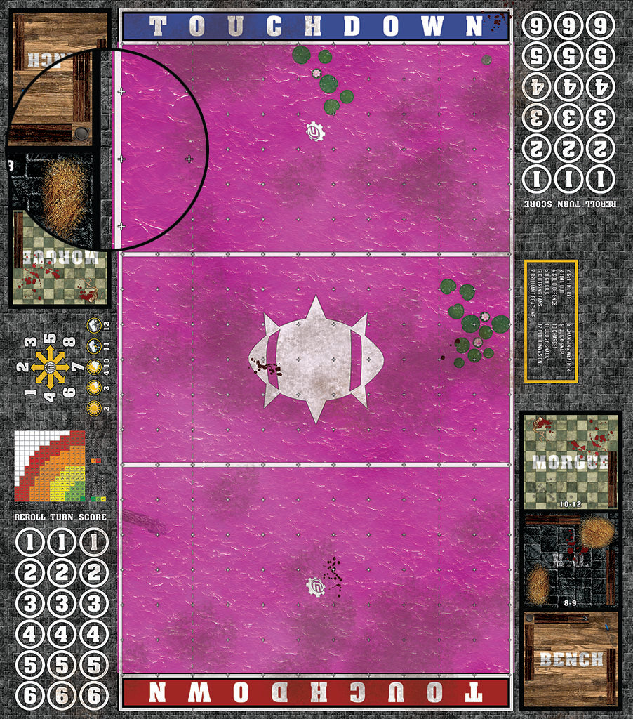 Custom Fantasy Football 7s Play Mat / Pitch from Mats by Mars