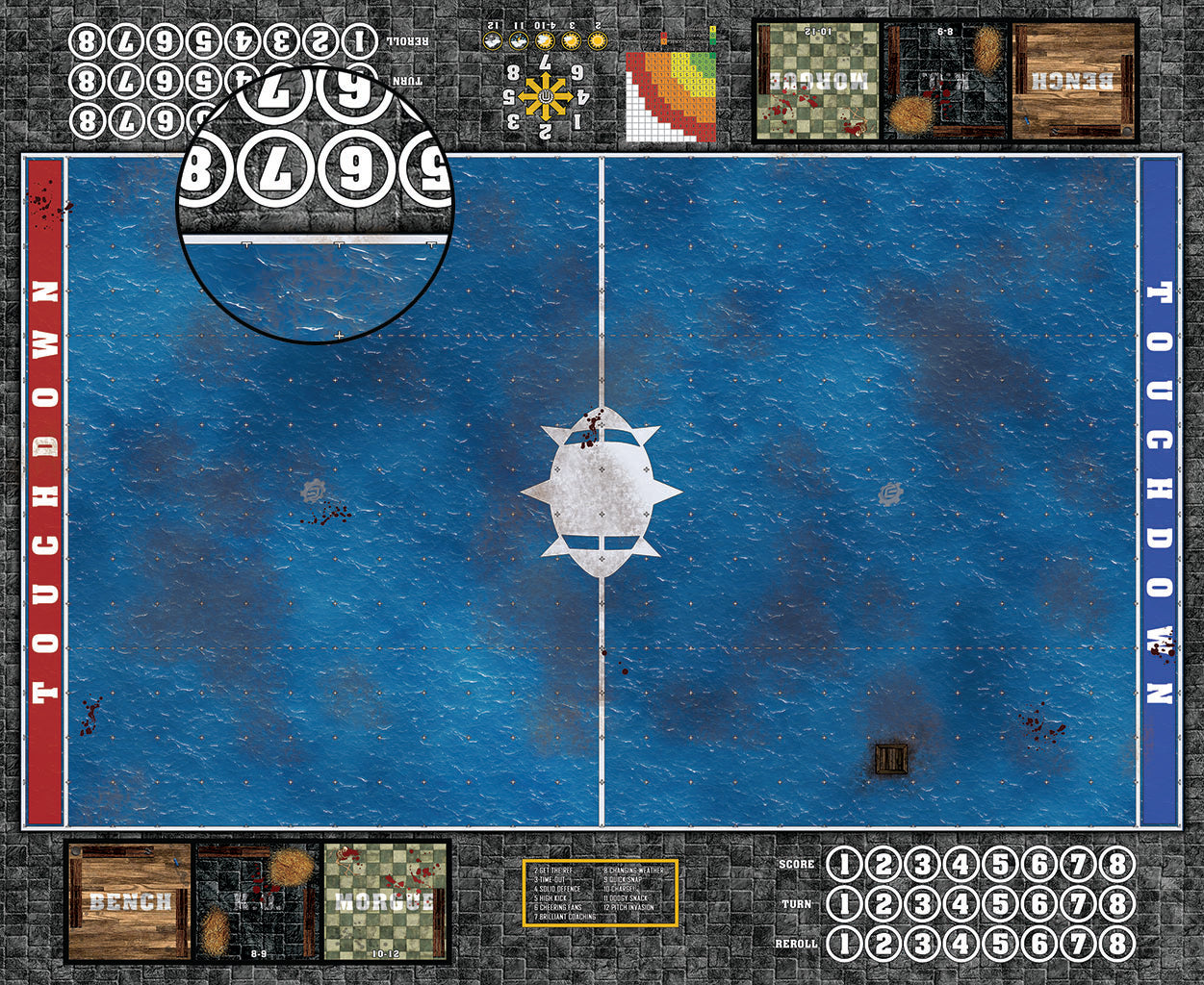 Mats by Mars: Fathomless Depths Fantasy Football Play Mat / Pitch