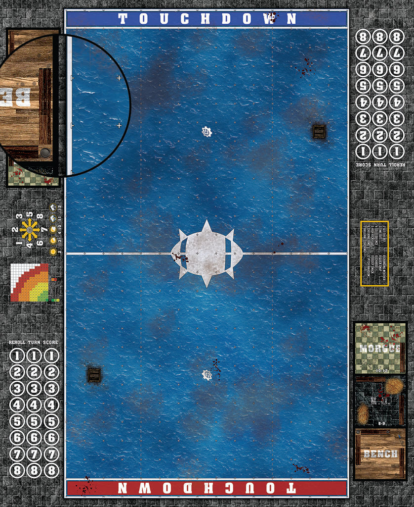 Mats by Mars: Fathomless Depths Fantasy Football Play Mat / Pitch