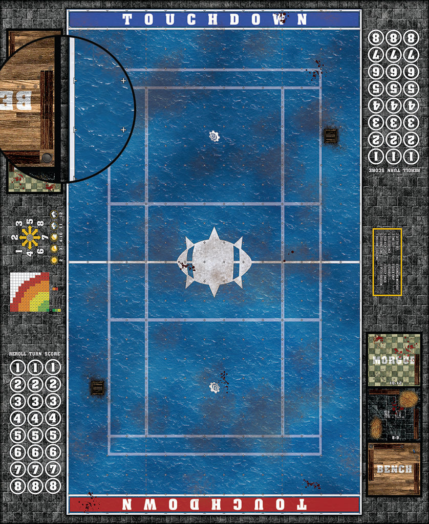 Mats by Mars: Fathomless Depths Fantasy Football Play Mat / Pitch