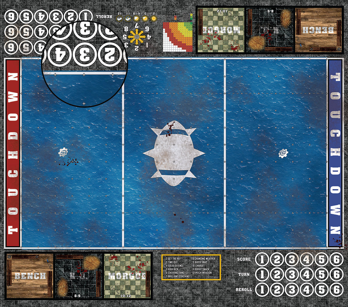 Mats by Mars: Fathomless Depths Fantasy Football Play Mat / Pitch