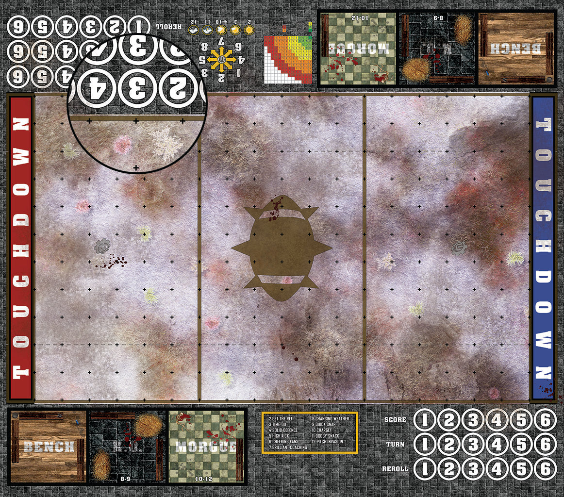 Custom Fantasy Football 7s Play Mat / Pitch from Mats by Mars