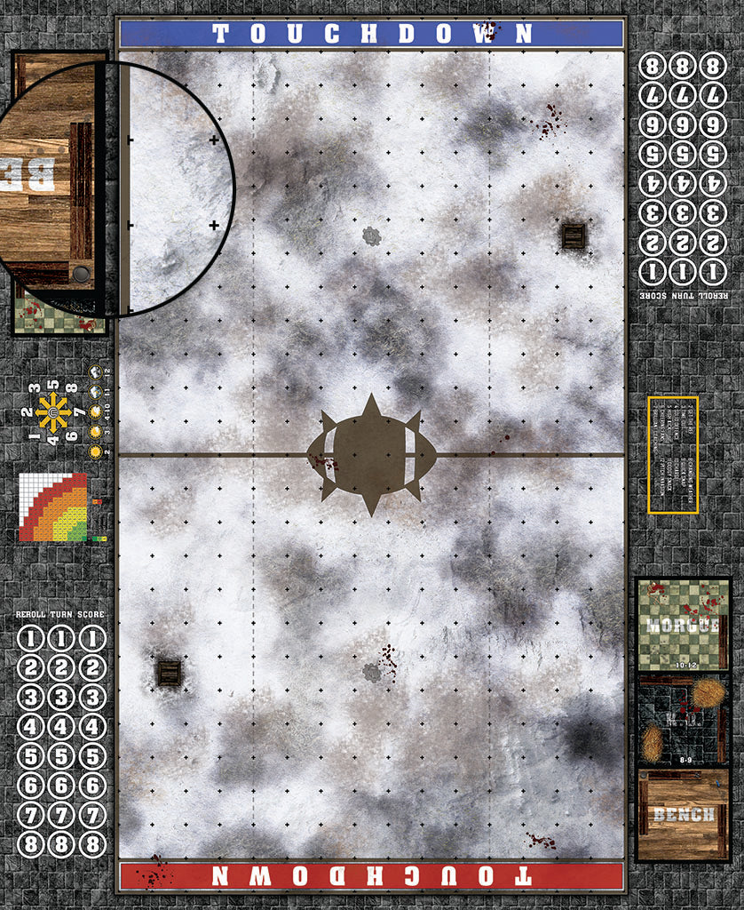 Custom Fantasy Football Play Mat / Pitch 11s