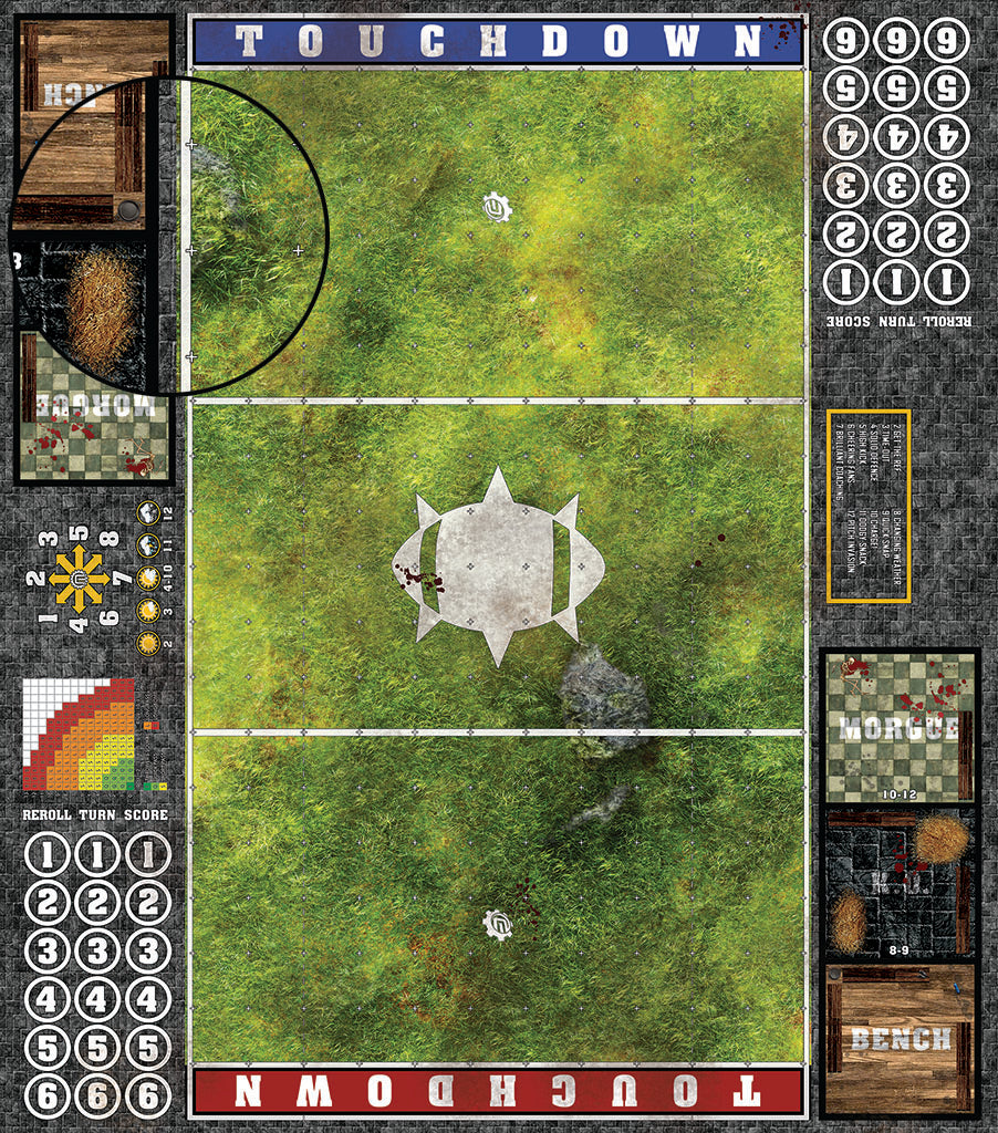 Custom Fantasy Football 7s Play Mat / Pitch from Mats by Mars