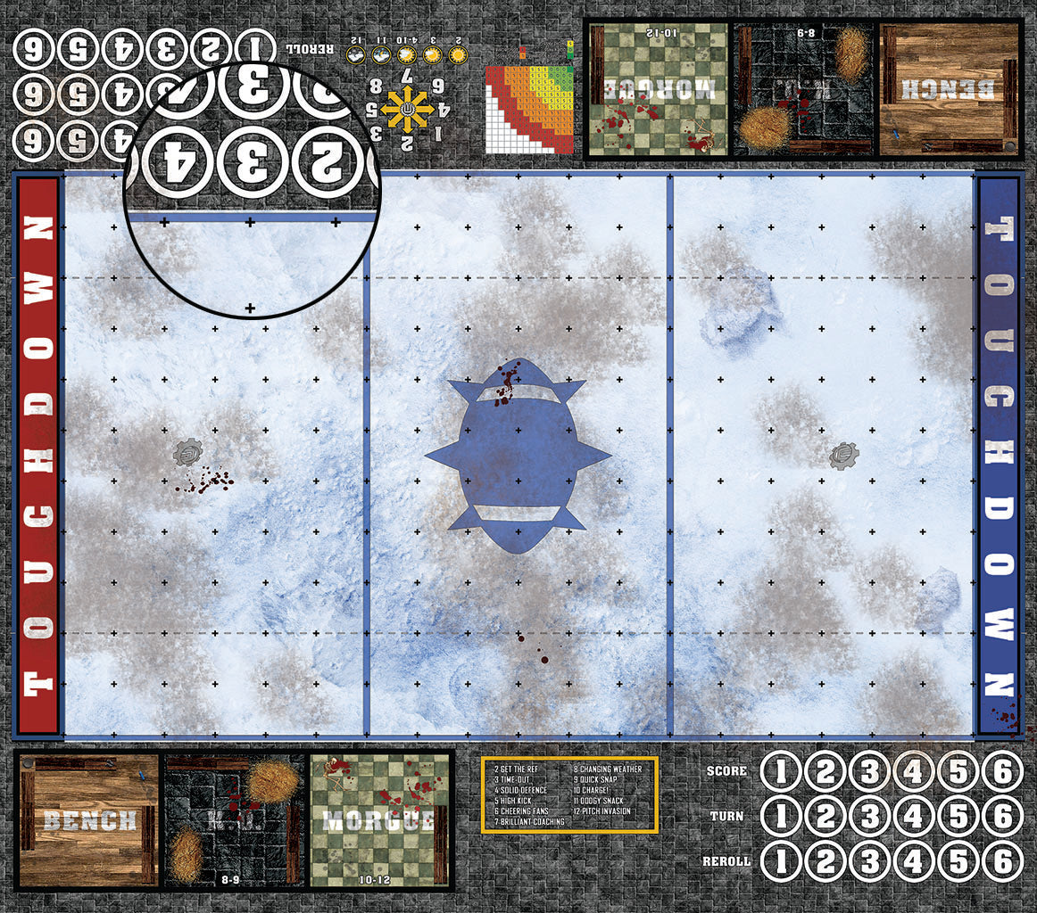 Custom Fantasy Football 7s Play Mat / Pitch from Mats by Mars