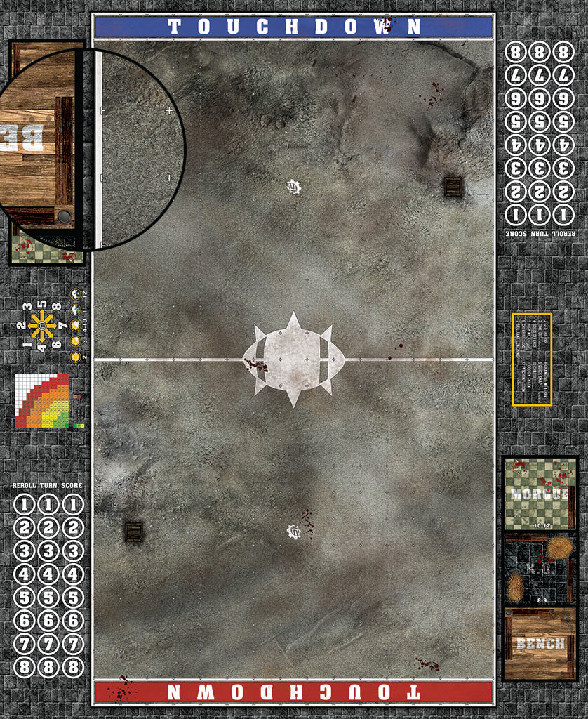 Custom Fantasy Football Play Mat / Pitch 11s