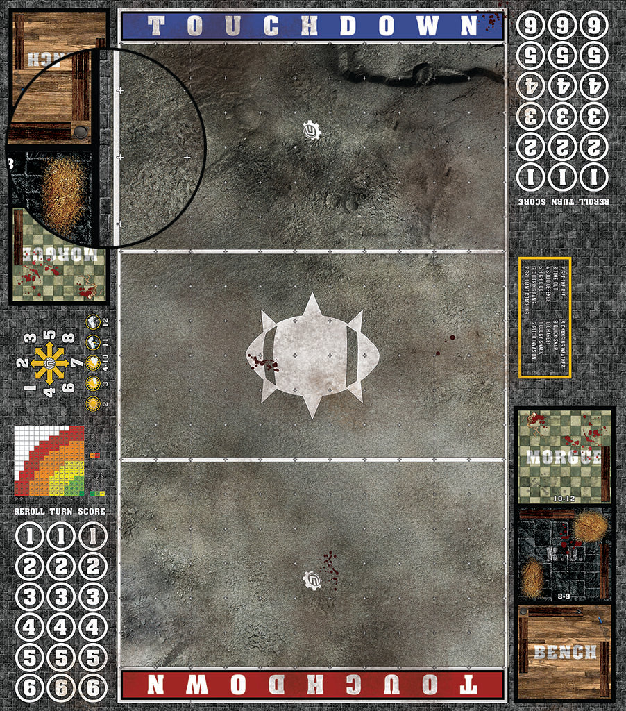 Custom Fantasy Football 7s Play Mat / Pitch from Mats by Mars