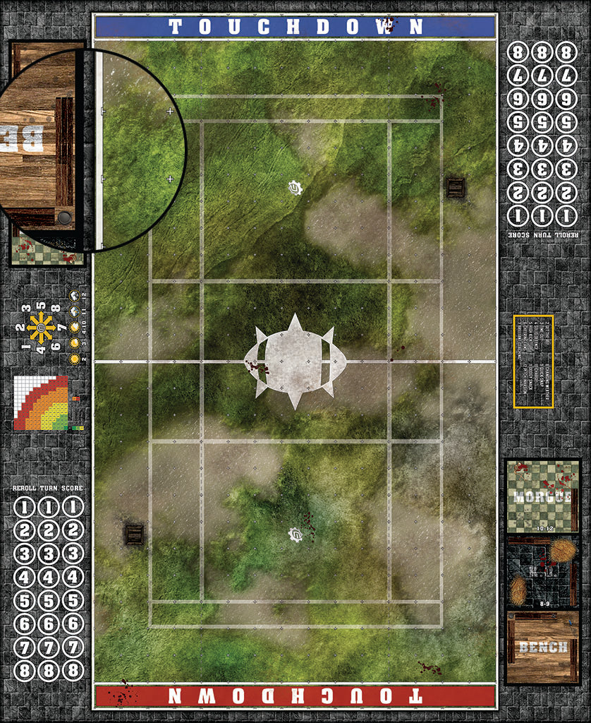 Mats by Mars: Bayou Country Fantasy Football Play Mat / Pitch